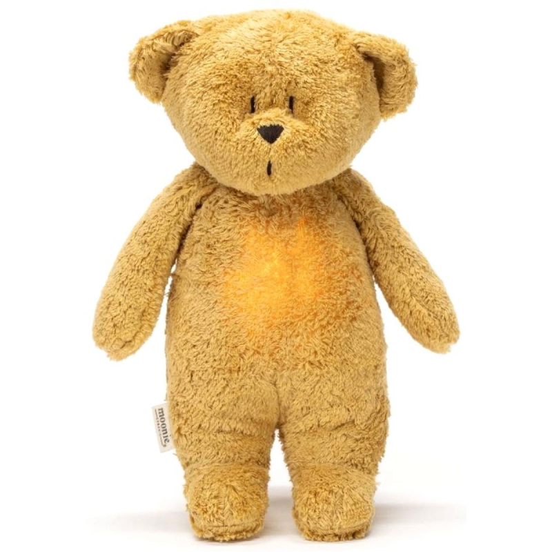Moonie Bear 2.0 Organic Honey usínáček s melodií 1 ks