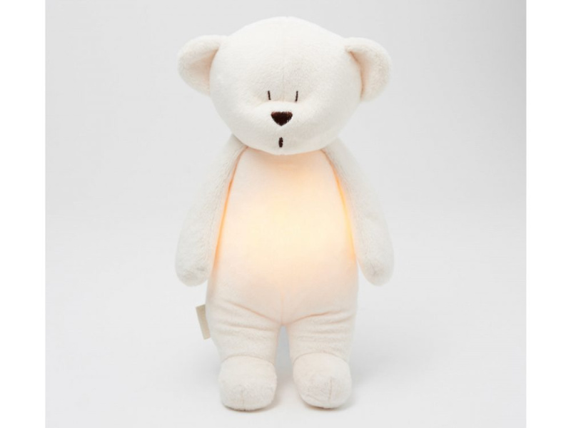 Moonie Bear 2.0 Organic Cream usínáček s melodií 1 ks