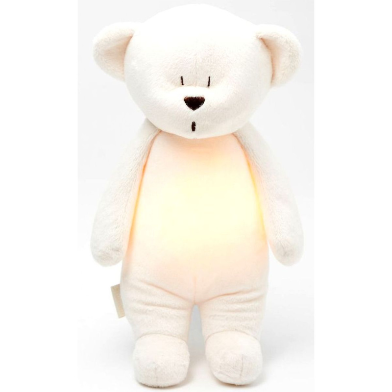 Moonie Bear 2.0 Organic Cream usínáček s melodií 1 ks