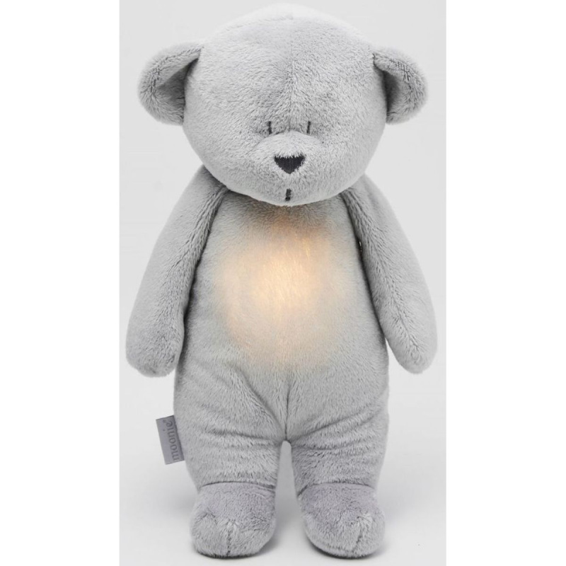 Moonie Bear 2.0 Organic Silver usínáček s melodií 1 ks