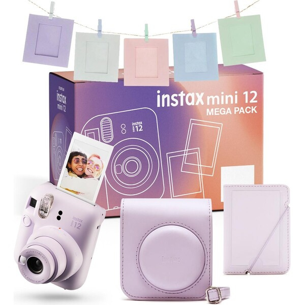 Fujifilm Instax Mini 12 Mega Pack Fialová