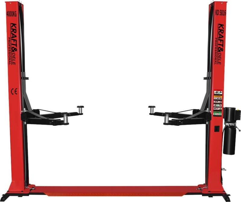 KRAFT&DELE Dvousloupový zvedák 4t POLOAUTOMAT 230 V, hydraulický 2,2 kW KD5816_3K