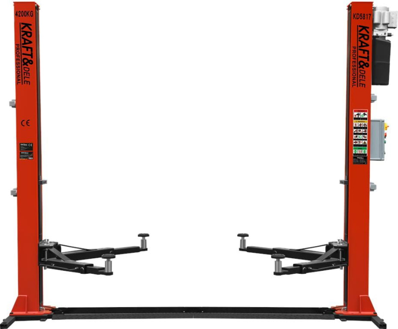 KRAFT&DELE Dvousloupový zvedák 4,2t AUTOMAT 400 V, hydraulický 2,2 kW KD5817_5K