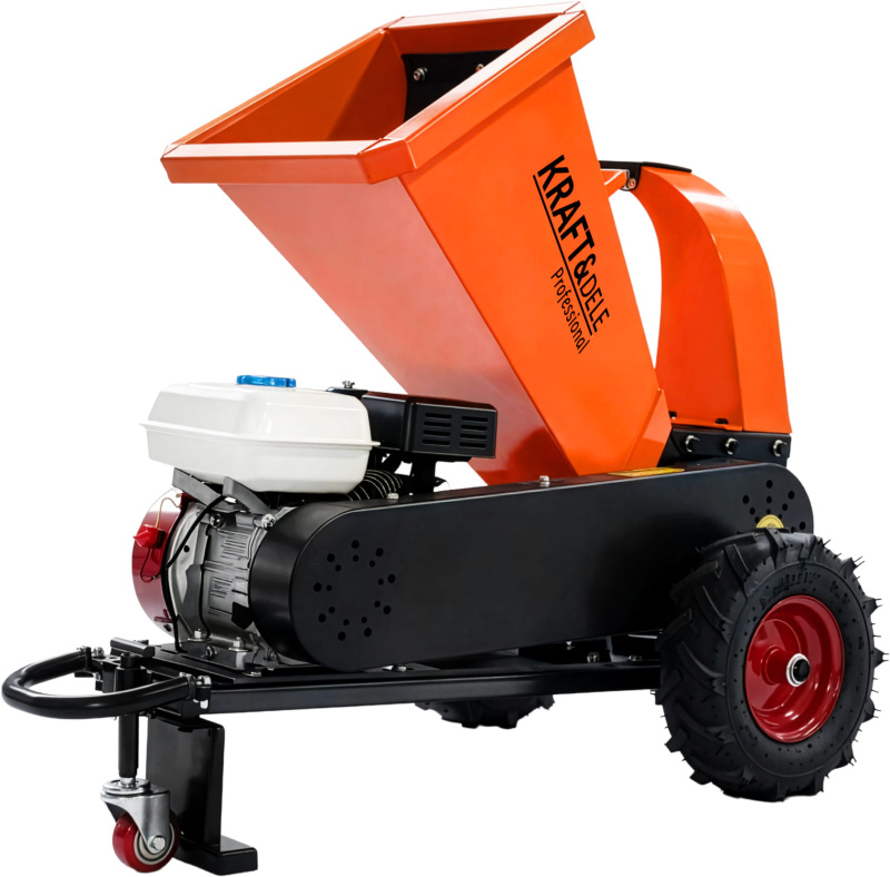 KRAFT&DELE Benzínový drtič 7 HP, 500-2500 kg/h, 60 mm KD5215