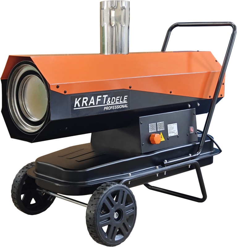 KRAFT&DELE Olejový ohřívač s odvodem spalin 30 kW KD5961