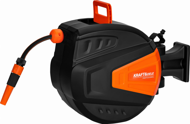 KRAFT&DELE Automatický naviják se zahradní hadicí 20 m + 2 m, 1/2" KD2152