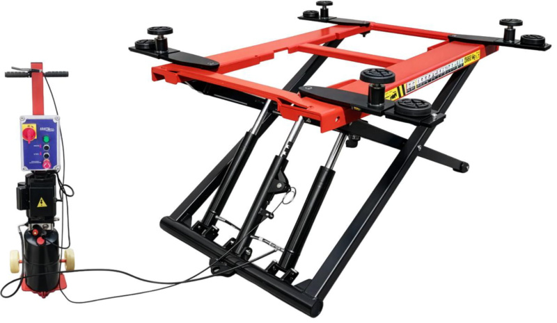 KRAFT&DELE Nůžkový zvedák mobilní 2,8 t, 230 V KD5824_2K
