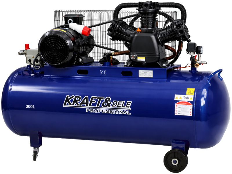 KRAFT&DELE Olejový kompresor 300 l, 9600 W, 1460 l/min KD4057