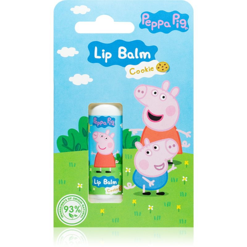 Peppa Pig Lip Balm balzám na rty pro děti Cookie 4.4 g