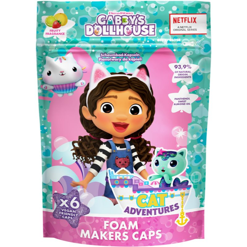 Gabby's Dollhouse Foam Makers pěna do koupele pro děti 3y+ 6x16 g