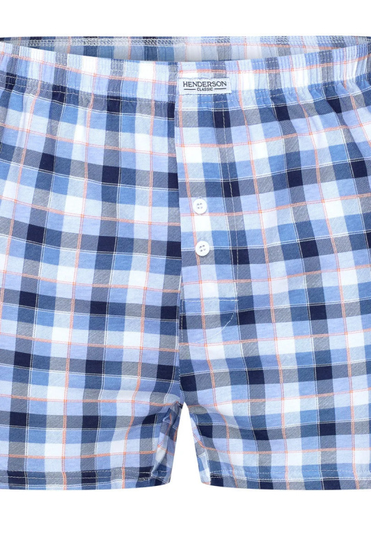 Pánské boxerky 560 1442-MAXI ŠEDOBÍLÁ KOSTKA 5XL