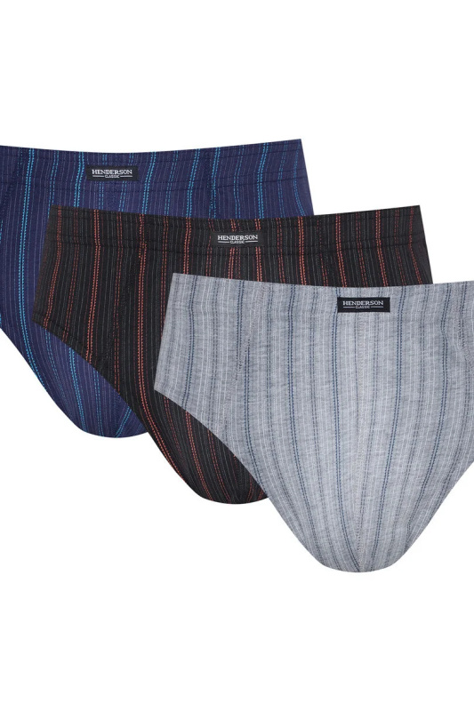 Pánské slipy CLASSIC 3P 1446 GREAT-BLACK M