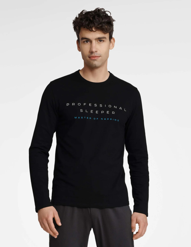 Pyžamo Insure 40963-99X Black/Dark Grey - Henderson XXL