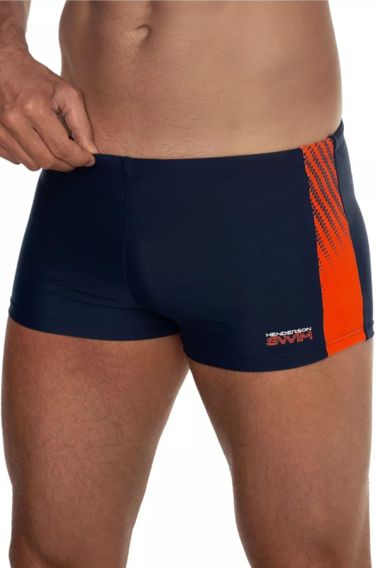 Pánské plavky 41317 Zither - HENDERSON tmavě modrá XL