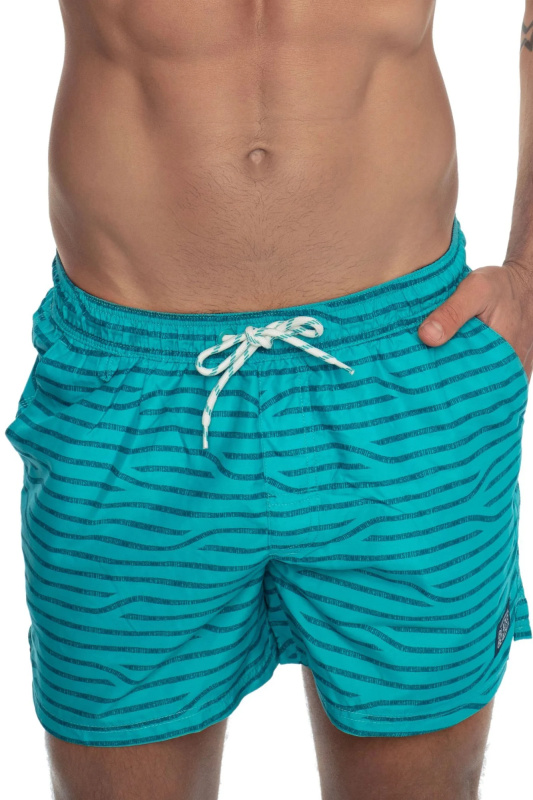 Pánské plavky 41323 Zap - HENDERSON zelená L