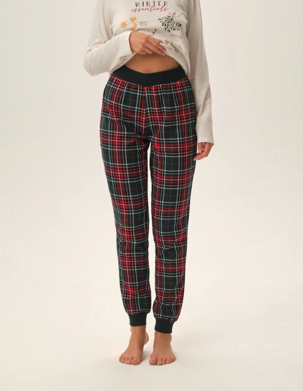 Dámské pyžamo Florencia 41902-80X Béžová - Henderson Ladies XXL