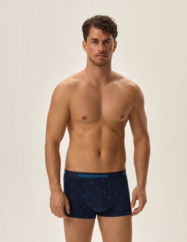 Boxerky Joy 41924-MLC Džíny-zelené - Henderson XXXL