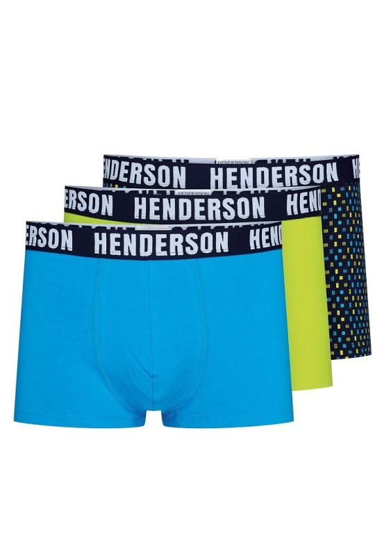 Pánské boxerky Henderson 41929 3PACK Barva: Vícebarevná, Velikost: M