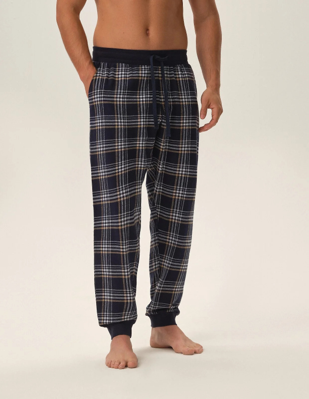 Pánské pyžamové kalhoty Henderson 42457 Honor 3 M-2XL námořnictvo XXL