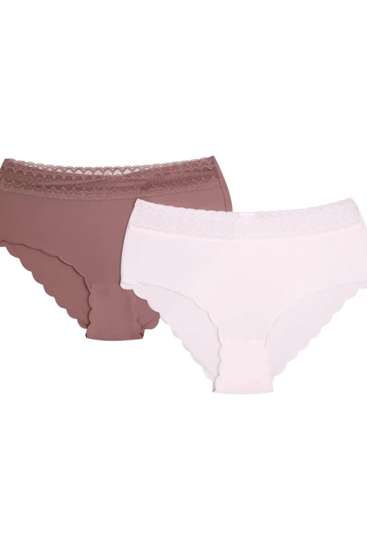Kalhotky Henderson Polly 2 42826 2 pcs Barva: Hnědá, Velikost: S
