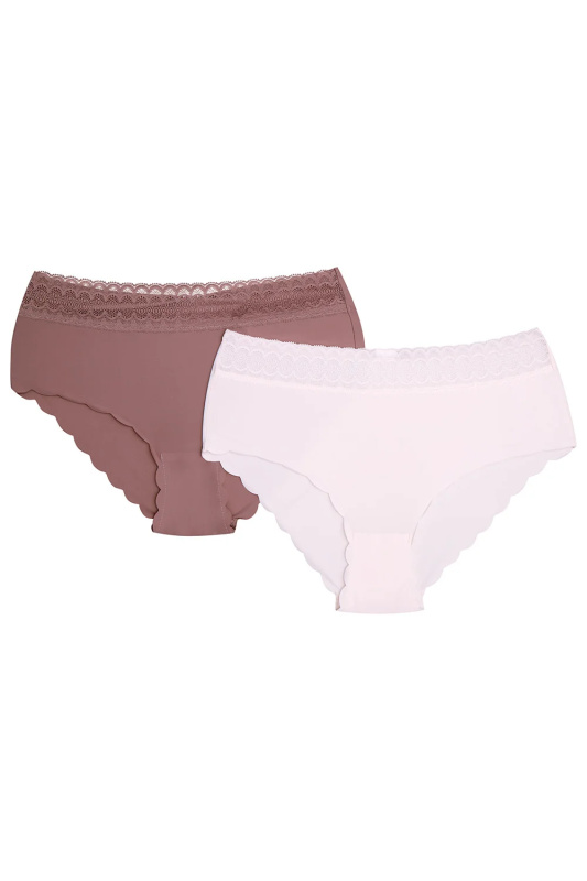 Kalhotky Henderson Polly 2 42826 2 pcs Barva: Hnědá, Velikost: 2XL