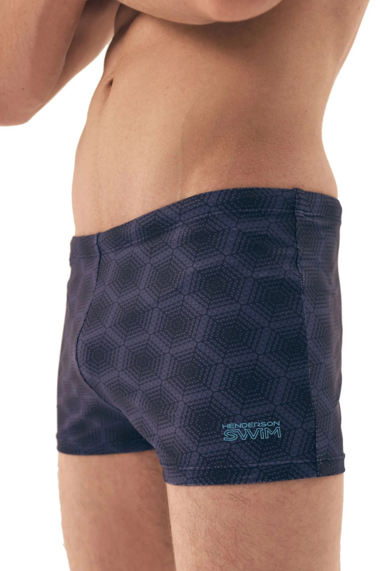 Pánské plavky 42640 Race blue - HENDERSON tmavě modrá XXL