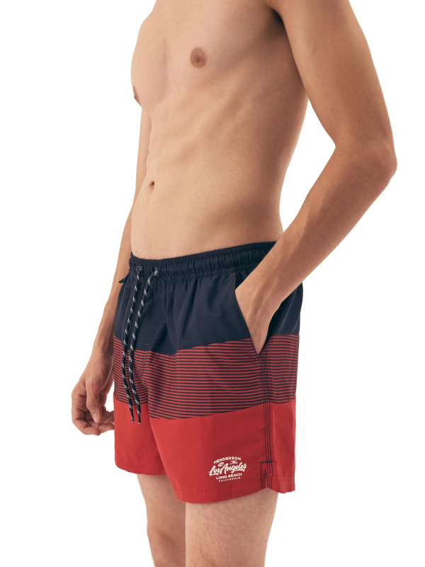 Pánské plavky 42609 Rival - HENDERSON červená 3XL