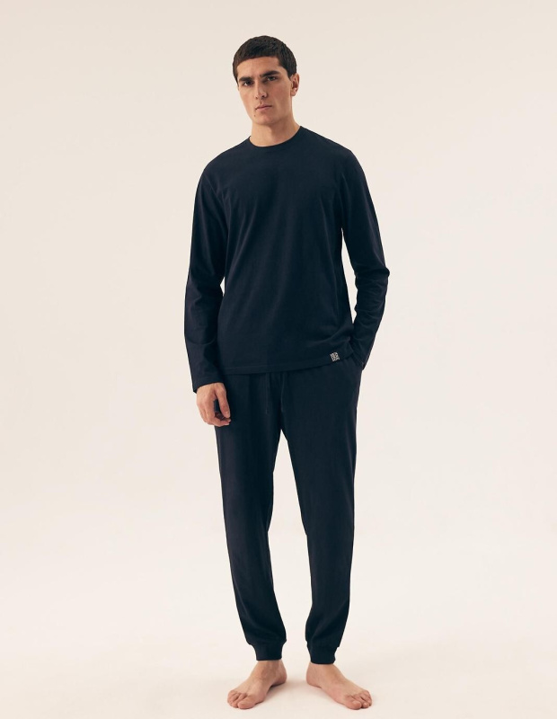 Henderson 43034 Mike pyžamo délka/r M-3XL námořnictvo XL