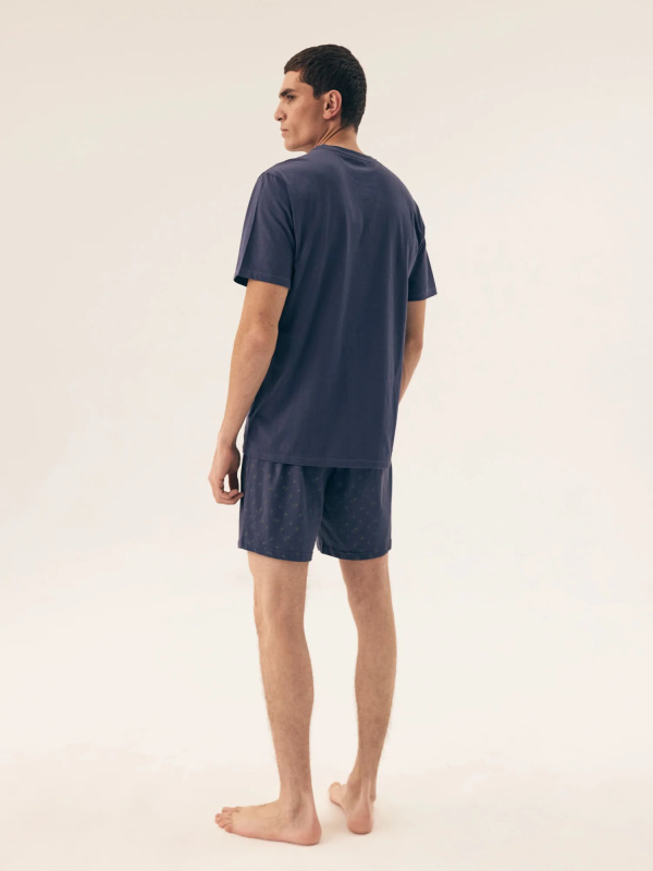Pánské pyžamo 42601 Shore light blue - HENDERSON světle modrá XXL