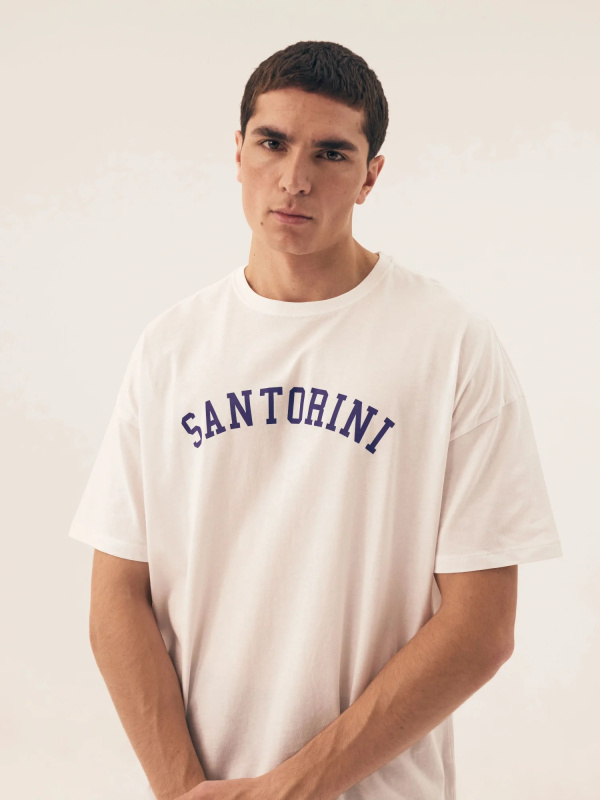 Pánské pyžamo Santorini 43173 white - HENDERSON bílá L
