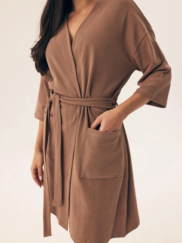 Henderson Dámský župan 42779 Nilsa S-XL káva S