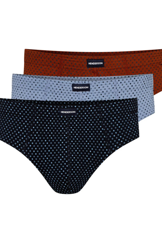 Pánské slipy CLASSIC 3P 1446 GRANAT-BORDO XL