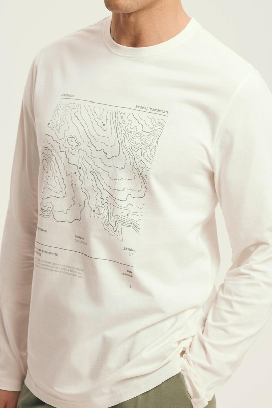 Pyžamo Henderson 43464 Místní délka/r M-3XL krém XXL