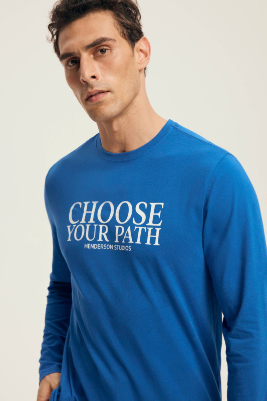 PÁNSKÉ PYŽAMO LOOP 43472 AW25 BLUE-GRENADE XL