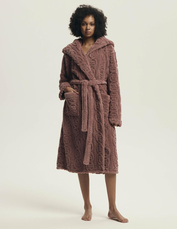 Henderson Dámský župan 43592 Darlena S-2XL prašná růže M