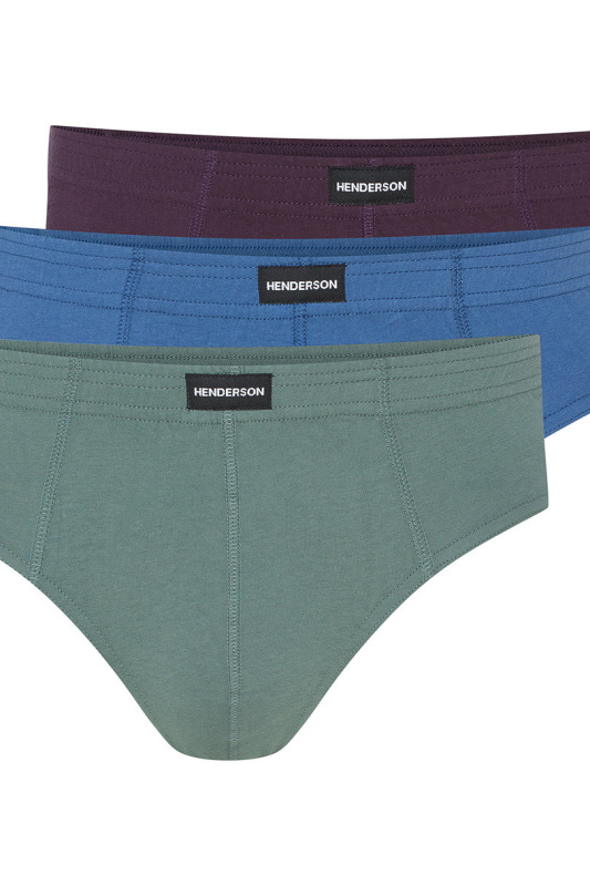 SLIPY CLASSIC 3P 1446 K671 AW 25 zelenomodrá XXL