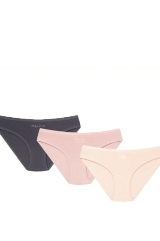 DÁMSKÉ KALHOTKY 3 PAK MI-MI 36508-K081 AW25 NÁMOŘNICKÁ MODŘ-RŮŽOVÁ-BÉŽOVÁ S