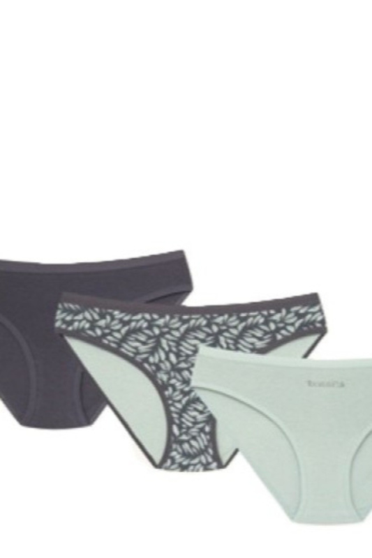 DÁMSKÉ KALHOTKY 3 PAK MI-MI 36508-K082 AW25 Námořnická modrozelená M