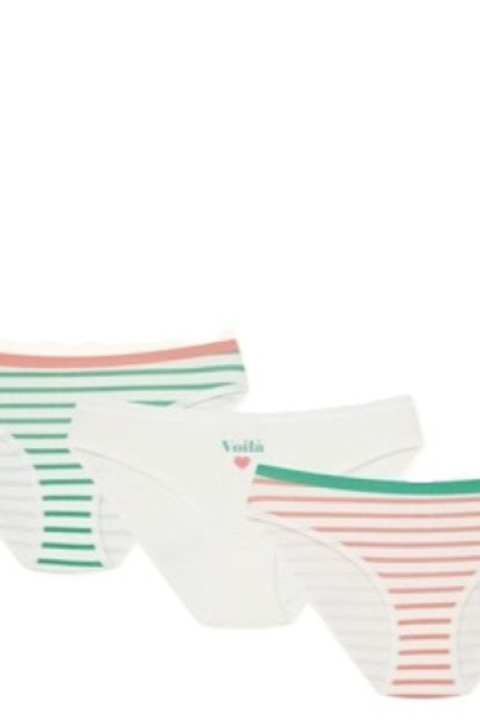 DÁMSKÉ KALHOTKY 3 PAK MI-MI 36508-K083 AW25 bílá L