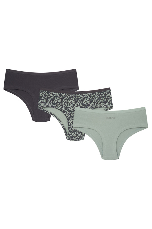 Dámské kalhotky Henderson Pa-Pa 3-pack 43055 Barva: Šedá, Velikost: XL