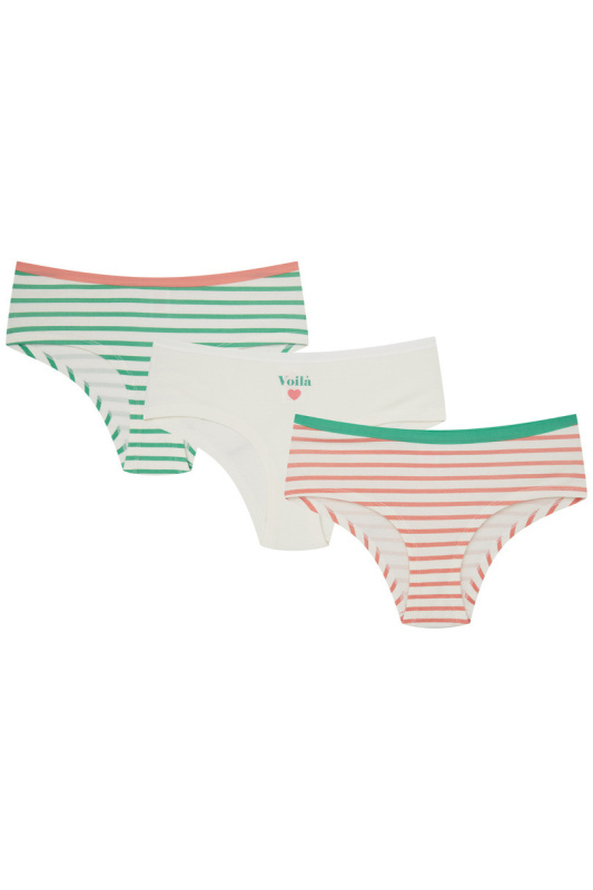 DÁMSKÉ ŠORTKY 3 PAK 43055-K083 PA-PA AW25 bílá L