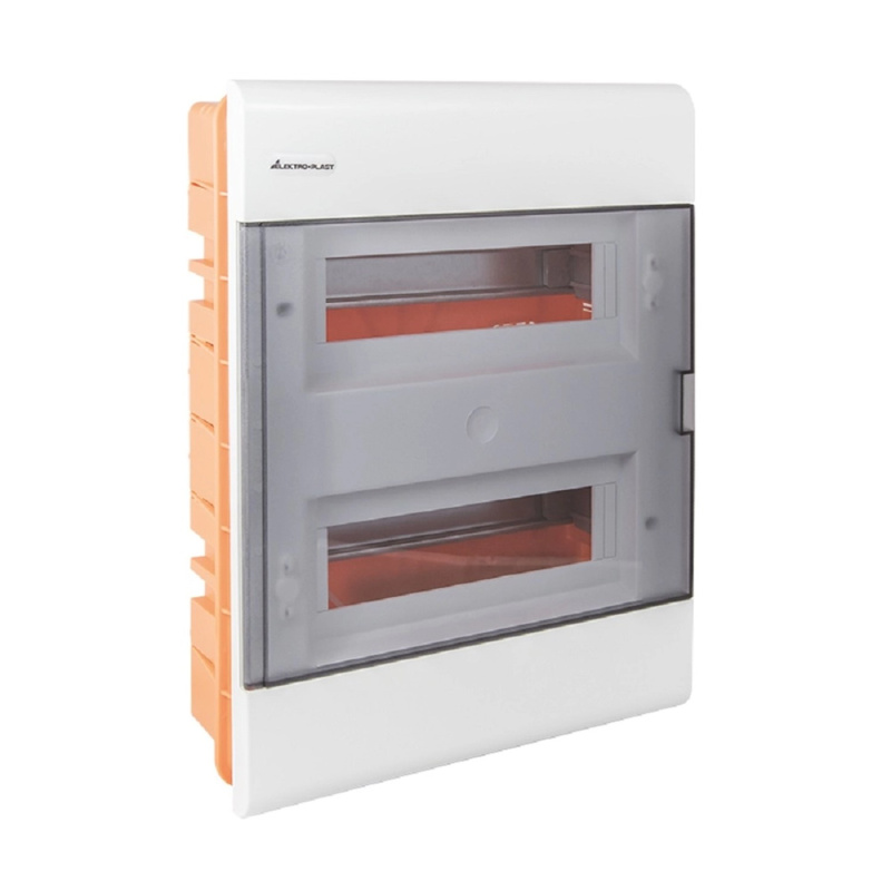 Modulová rozvodnice pod omítku SRp-24 (N+PE) kouřová, IP40