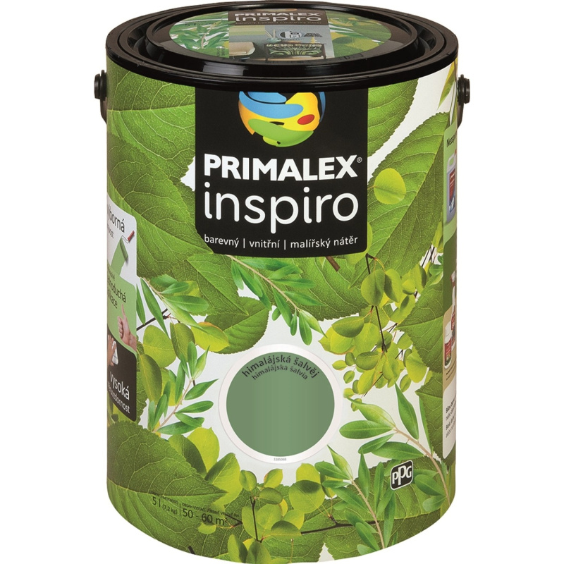 Primalex Barevný vnitřní malířský nátěr Inspiro himalájská šalvěj 5 l