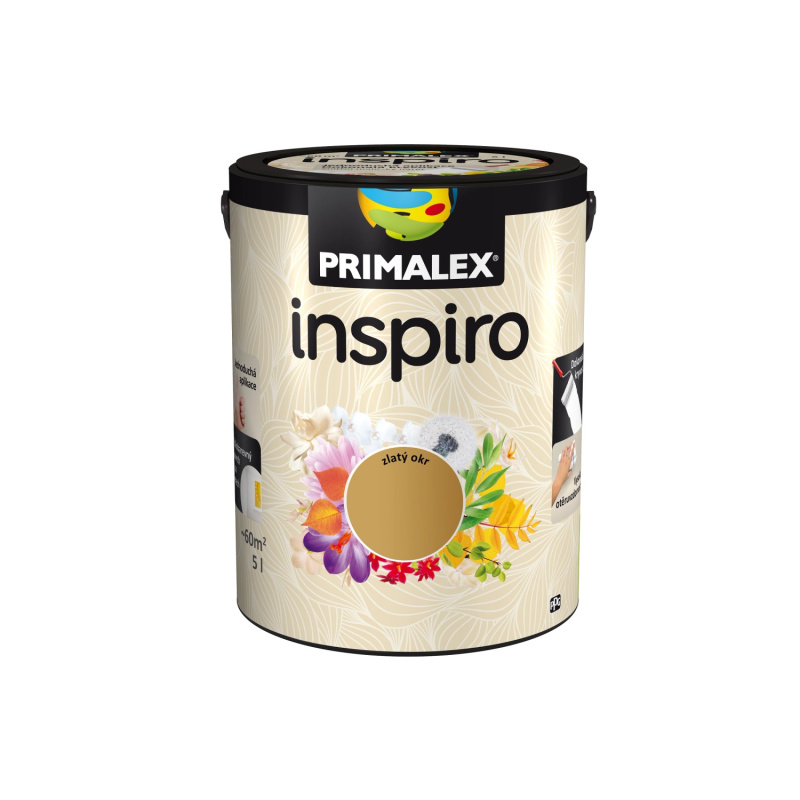 Primalex Barevný vnitřní malířský nátěr Inspiro zlatý okr 5 l