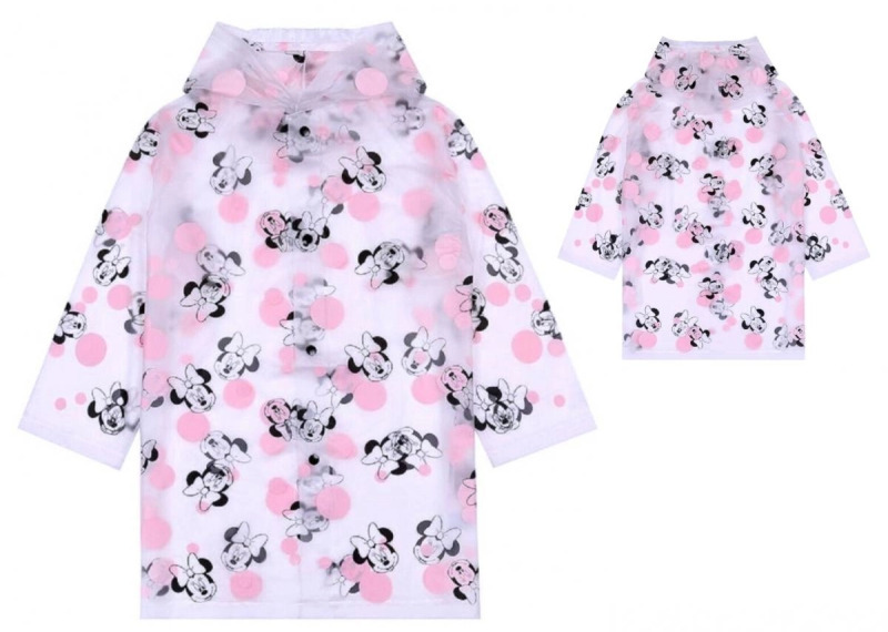 Dětská pláštěnka Disney Minnie Mouse s kapucí – Velikost 1
