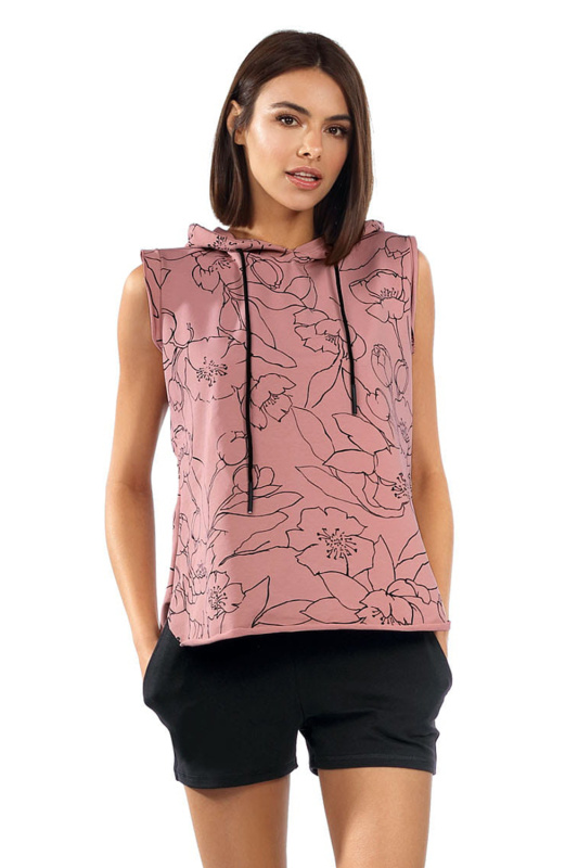 Sportovní mikina Reviver F5506 Barva: Růžová, Velikost: L