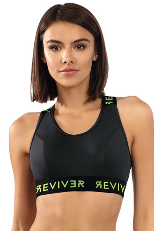 Sportovní podprsenka Reviver F5521 Barva: Černá, Velikost: XL