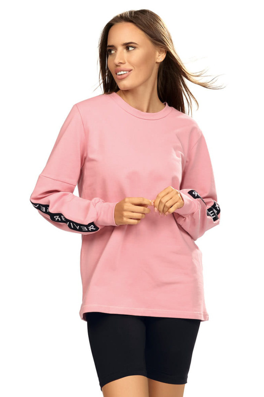 Dámská mikina Reviver F5583 Barva: Růžová, Velikost: XL