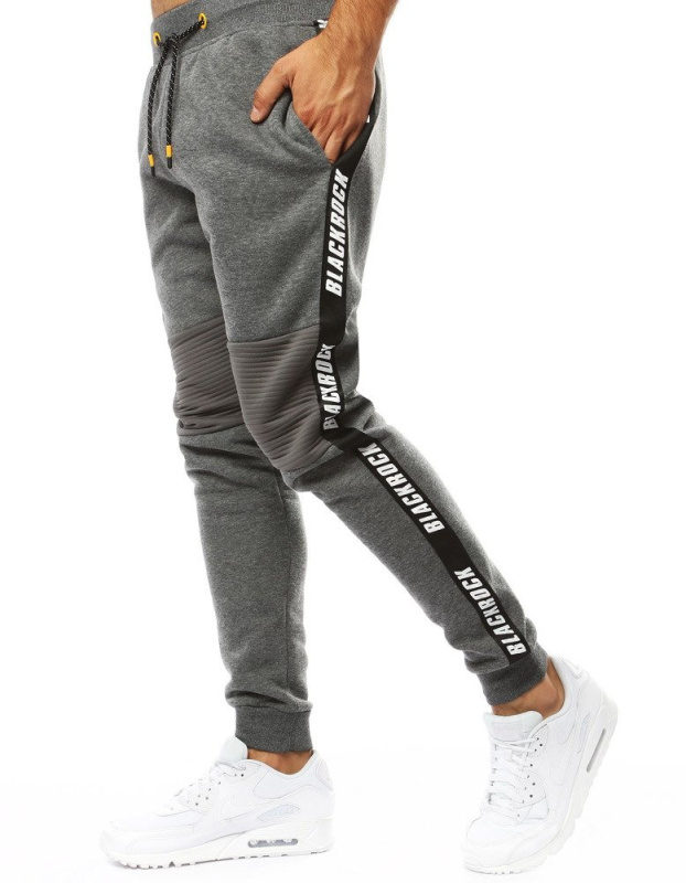 Pánské tepláky joggers antracit UX3541 L