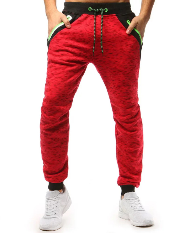 Červené pánské tepláky Dstreet UX3513 XL